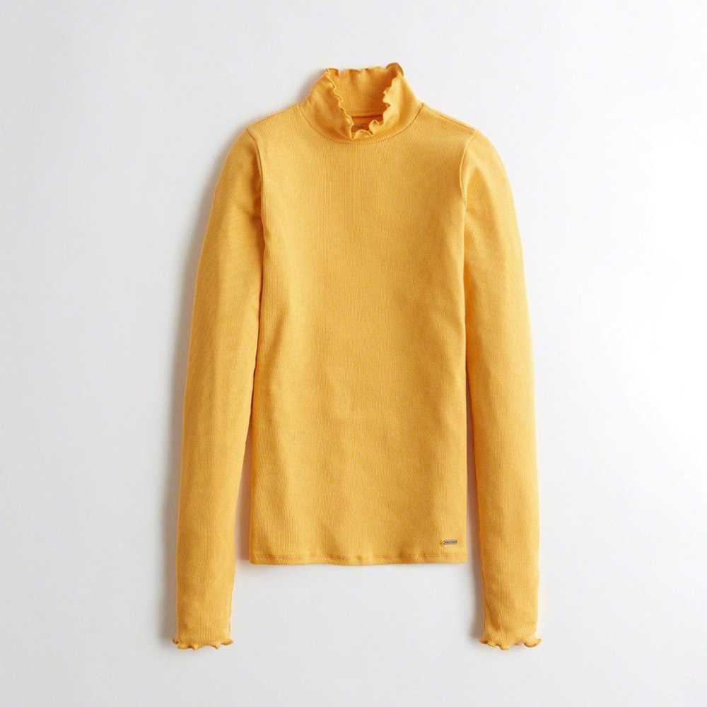 Mustard fitted top
